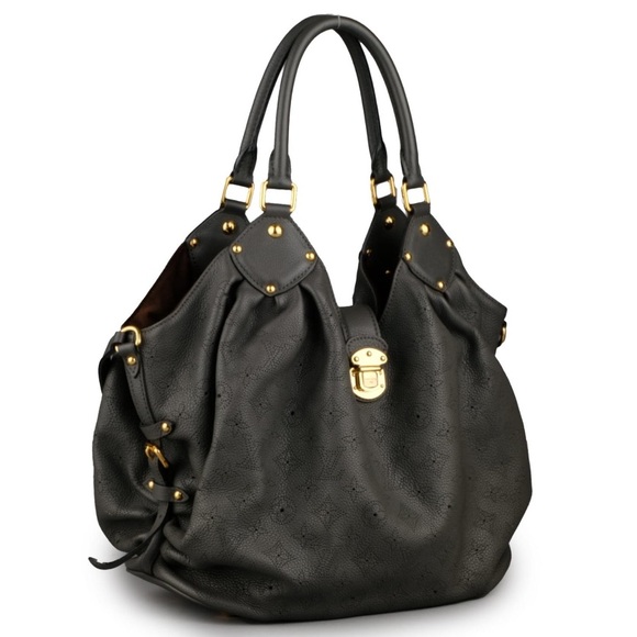 💎 HUGE XXL 💎 RARE GORGEOUS MAHINA LEATHER LOUIS VUITTON HOBO - Picture 4 of 15